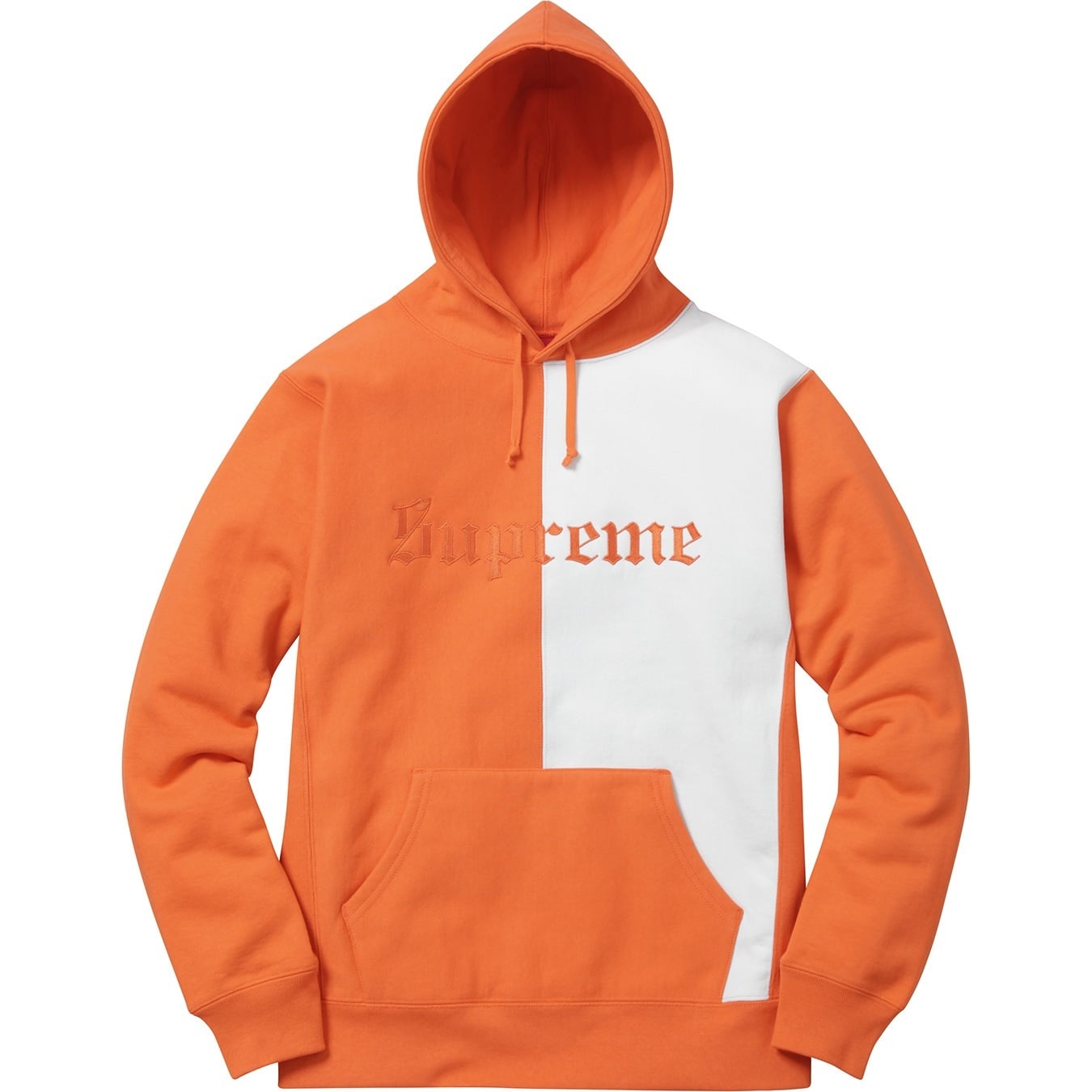 Split Old English Hooded Sweatshirt view 6